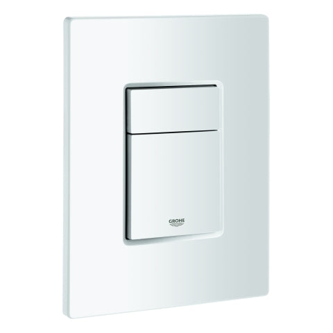 Grohe - Abdeckplatte 42371 mit Drucktaste alpinweiß