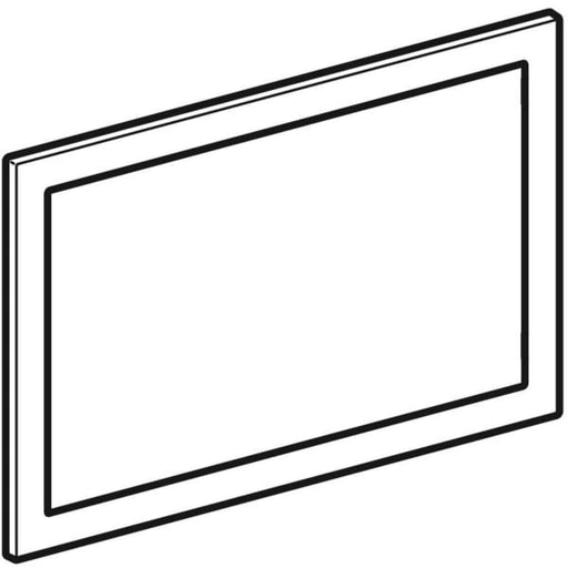 Geberit Vertriebs - Abdeckrahmen, zu BetPl. SIGMA60 Chrom gebürstet