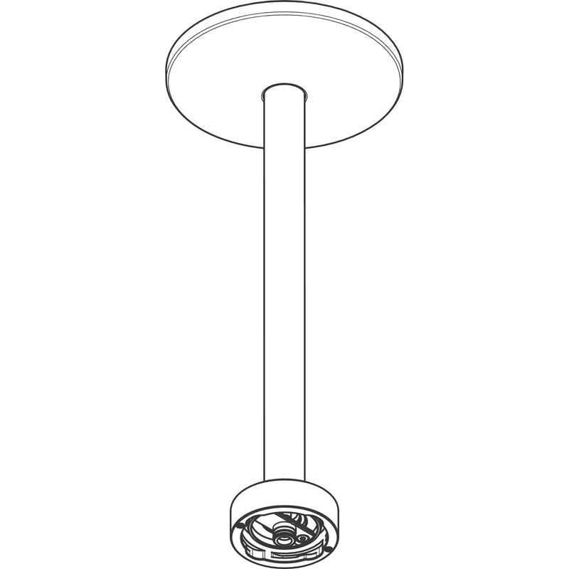 Hansgrohe - Deckenanschluss AXOR One 300mm für Kopfbrause 280 2jet mattschwarz