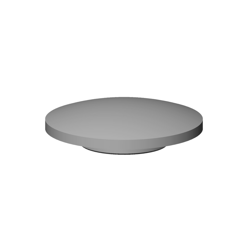 Dornbracht - Abdeck. Ersatzteile 092097015 D.47x12mm platin gebürstet