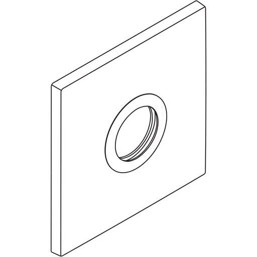 Hansgrohe - Citterio Vierkantrosette Thermostat 96750420 WUP/DUP verchromt