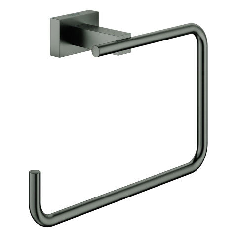 Grohe - Handtuchring ESSENTIALS Cube 40510_1 Metall hard graphite gebürstet