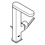 Grohe - EH-WT-Batterie PLUS 23851_3 L-Size schwenkbarer Auslauf hard graphite geb