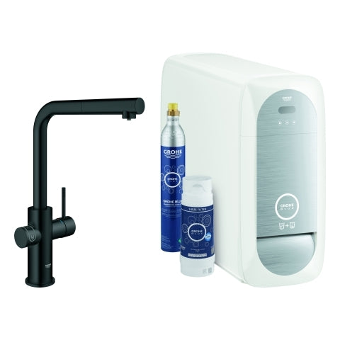 Grohe - Starterkit GROHE Blue Home 31539 azb. Mouss. BT/WIFI L-Ausl. velvet black