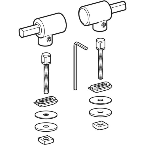 Geberit Vertriebs - Scharniere m. Absenkautomatik, 1 Paar zu 571005