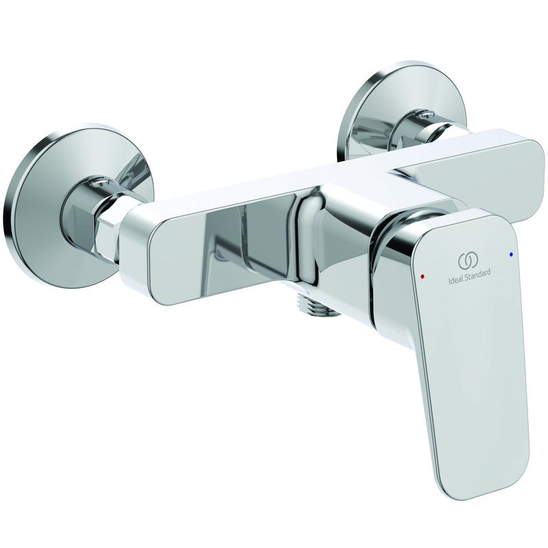 Ideal Standard - Brausearmatur AP CERAPLAN Schweizer Ausf. 185,5x153x114mm Chrom