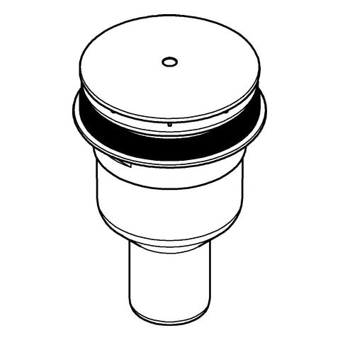 Grohe - Ablaufgarnitur für Duschwanne 49533 D: 112 mm Abgang senkrecht chrom