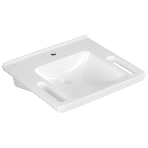 VILLEROY & BOCH - Waschbecken ViCare 600x550mm Rechteck 1HL. ohne Überlauf Weiß Alpin