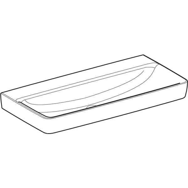 Geberit Vertriebs - RENOVA Plan Waschtisch, 100x48cm o. Hl., o. Ül., weiß, NEU