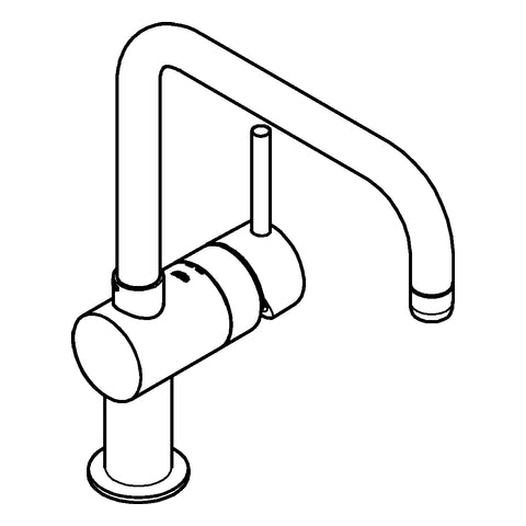 Grohe - Spültisch EHM MINTA 32488 1/2 U-Auslauf supersteel