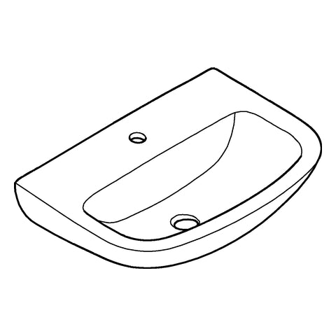 Grohe - Waschtisch Bau Keramik 39440 55cm alpinweiß