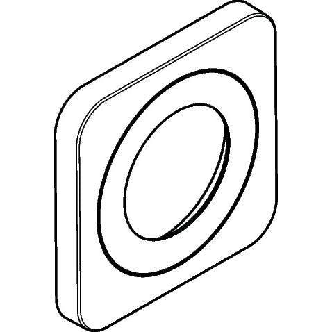Hansgrohe - Rosette f.Griff Waschtischmischer UP Axor Citterio M chrom