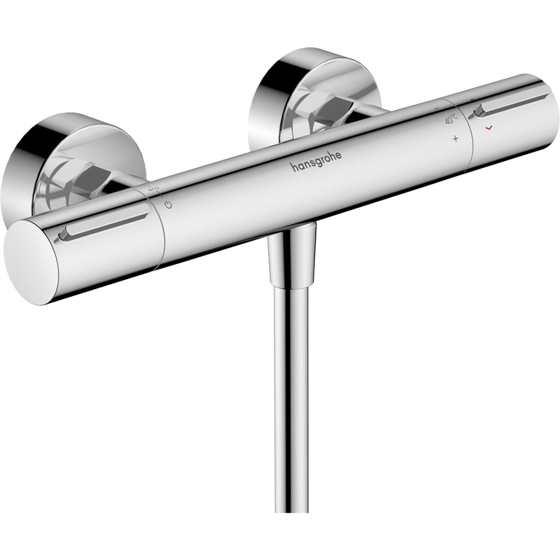 Hansgrohe - Thermostat Ecostat Element Brausenmischer Aufputz DN15 chrom