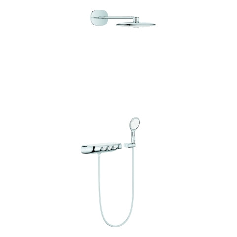 Grohe - Duschsystem RAINSHOWER Smart- Control 360 Duo 26443 mit THM moon white