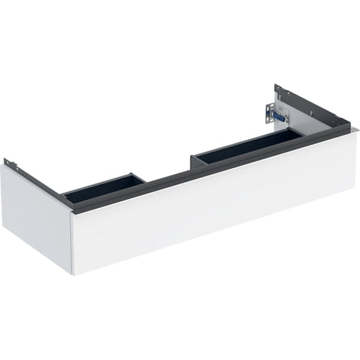 Geberit Vertriebs - iCon Unterschrank für WT, 1 Schubl. 118,4x24,7x47,6cm, weiß hgl/Gr. chrom