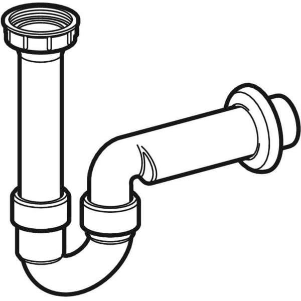 Geberit Vertriebs - Rohrbogengeruchsverschluss für Spülbecken Abgang horiz. G1 1/2x40