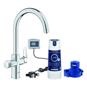 Grohe - Starter Kit GROHE Blue Pure BauCurve 30581 C-Auslauf S-Filter chrom