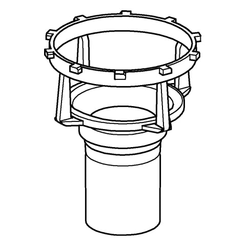 Grohe - Ventilsitz 42773 mit O-Ring für UP-Spülkästen mit 2-Mengen-Ablaufv