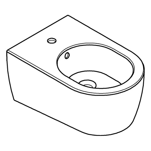 Grohe - Wandbidet ESSENCE Keramik 39574 PureGuard alpinweiß