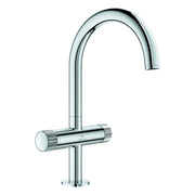 Grohe - WT-Einlochbatt. Atrio Private C. 21138 L-Size Knopfbetätigung chrom