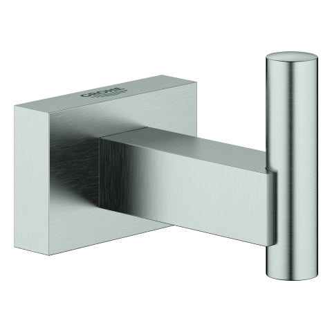 Grohe - Bademantelhaken ESSENTIALS Cube 40511_1 Metall supersteel