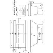 VILLEROY & BOCH - Badewanne Collaro 1800x800x620mm re-eckig m. System HC TP1 Stone White