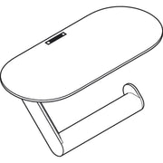 Hansgrohe - Papierrollenhalter WALLSTORIS mit Ablage mattweiß