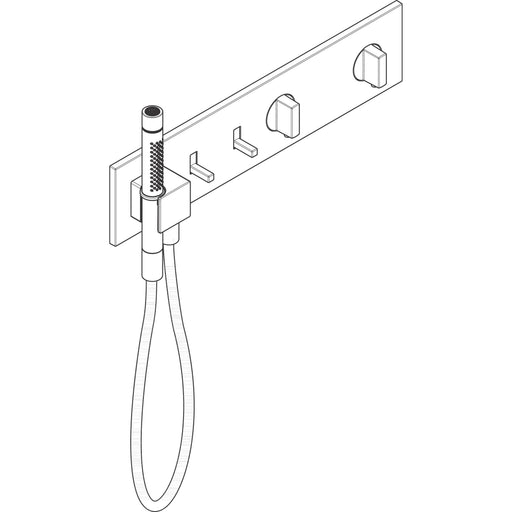 Hansgrohe - Thermostatmodul 470/110 Axor ShowerComposition 2 Verbraucher chrom