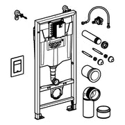 Grohe - 3-in-1 Set für WC RAPID SL 39501 BH1,13m Skate CS Betät. chrom/Wandwinkel
