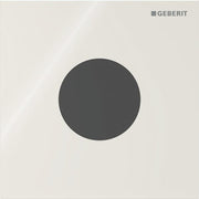 Geberit Vertriebs - Typ 40 UR-Strg. m. elektron. Sp-Ausl. Netz.-Betr., Round, Glas, sand-grau