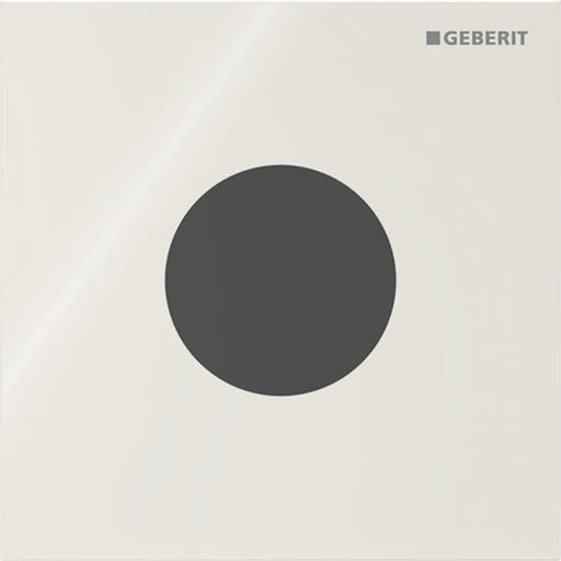 Geberit Vertriebs - Typ 40 UR-Strg. m. elektron. Sp-Ausl. Netz.-Betr., Round, Glas, sand-grau