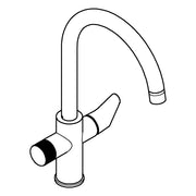 Grohe - SPT-Batt. GROHE Blue Pure BauCurve 30580 C-Auslauf chrom