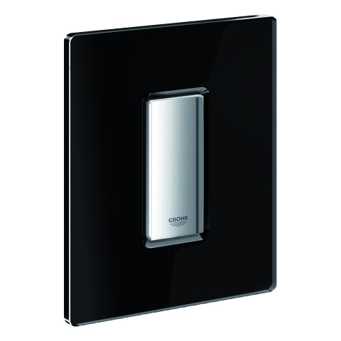 Grohe - Urinal-Betätig. Skate Cosmopolitan 38846 mit Glasoberfläche velvet black