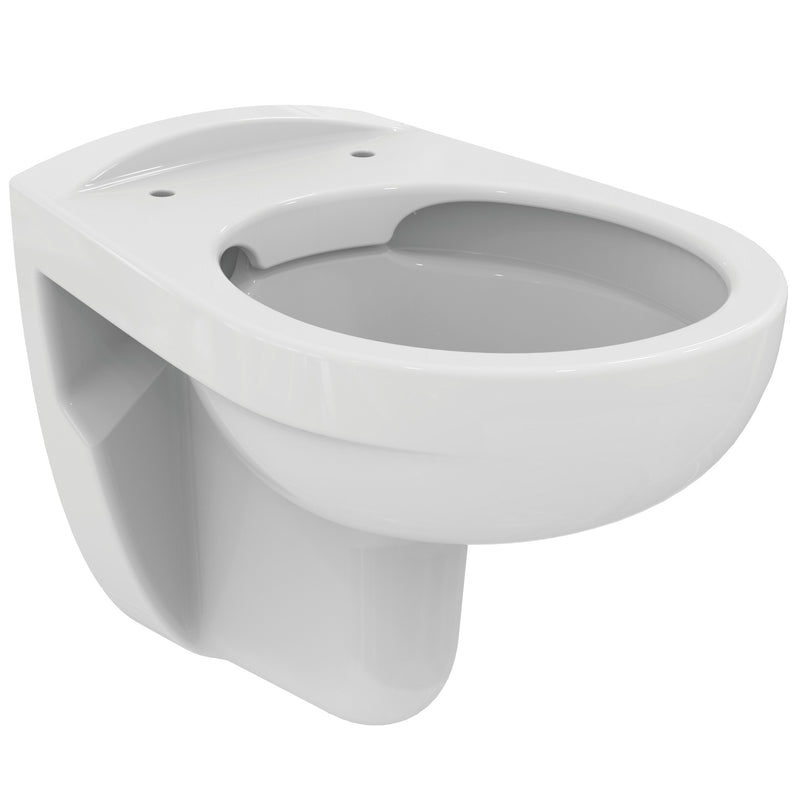Ideal Standard - Wand-T-WC EUROVIT, ohne Spülrand 360x530x350mm, weiß
