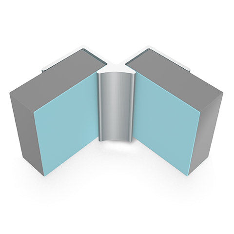 Ocean Interiors - multiPANEL Inneneckprofil, Typ A 2750mm silber matt (satin)