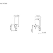 Dornbracht - Wandanschlussbogen VAIA 28450809 chrom