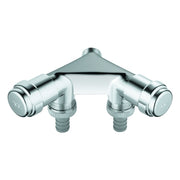 Grohe - WAS-Doppelventil Einfach 41022 Design-Gr. DN15 m. RV chrom