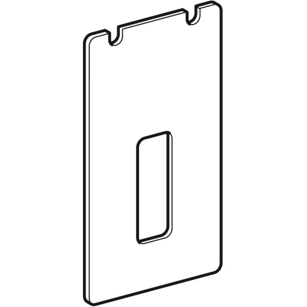 Geberit Vertriebs - Serviceöffnung für Standarmaturen Monolith Sanitärmodul für WT Glas weiß