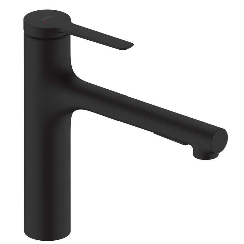 Hansgrohe - Spültischmischer 160 Zesis M33 Ausziehbrause 2jet mattschwarz