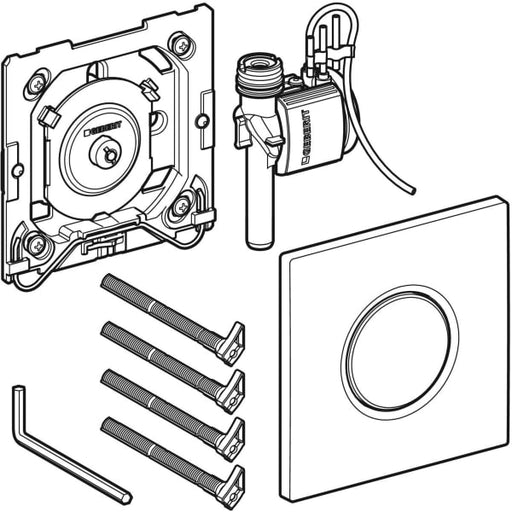 Geberit Vertriebs - Typ 01 UR-Strg., pneum. Spülauslösung weiß
