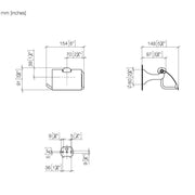 Dornbracht - Papierrollenhalter mit Deckel MADISON 83510361 chrom