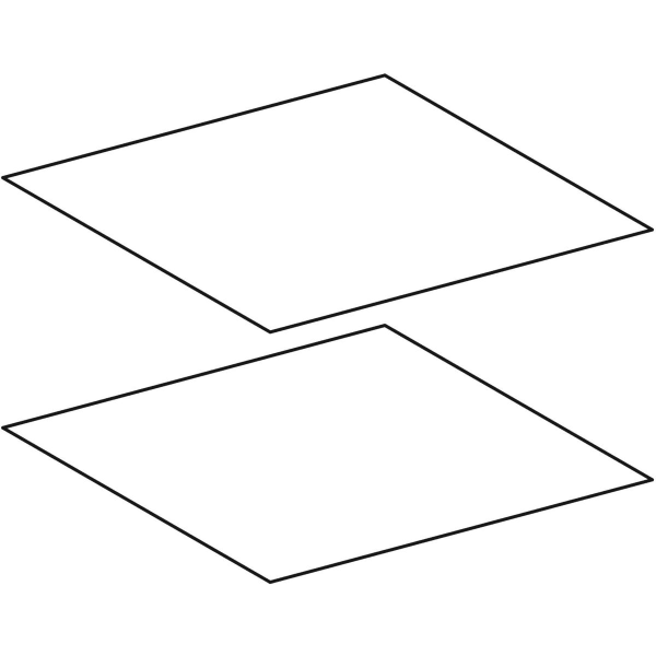 Geberit Vertriebs - Set Antirutschmatten für Unterschrank für Waschtisch, Breite 120 cm