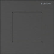 Geberit Vertriebs - Typ 40 UR-Strg. mit pneum. Sp-Ausl. Square, schw-chr. gebü./Etc