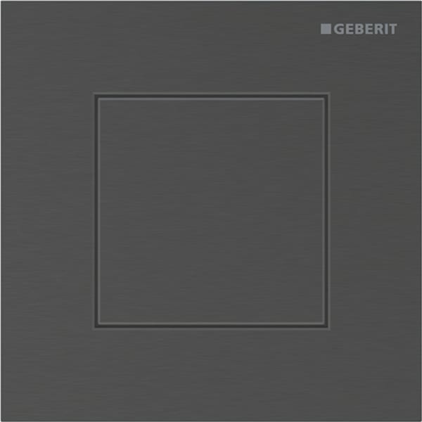 Geberit Vertriebs - Typ 40 UR-Strg. mit pneum. Sp-Ausl. Square, schw-chr. gebü./Etc