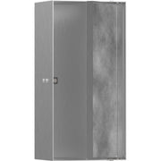 Hansgrohe - XtraStoris Rock Wandnische mit befliesb.Tür 300 x 150 x 100 mm BST