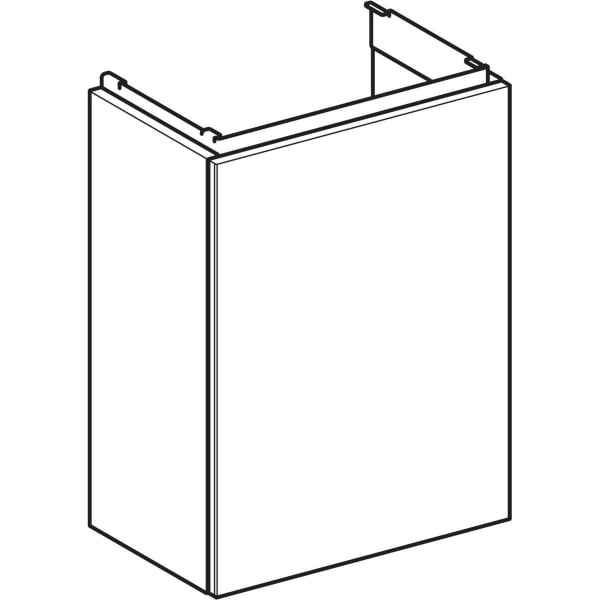 Geberit Vertriebs - Acanto US für HWB B:40cm, m.1 Tür lava matt