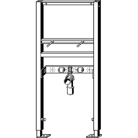 Viega - Waschtisch-Element PREVISTA Dry 8539 Objektvariante 1120mm