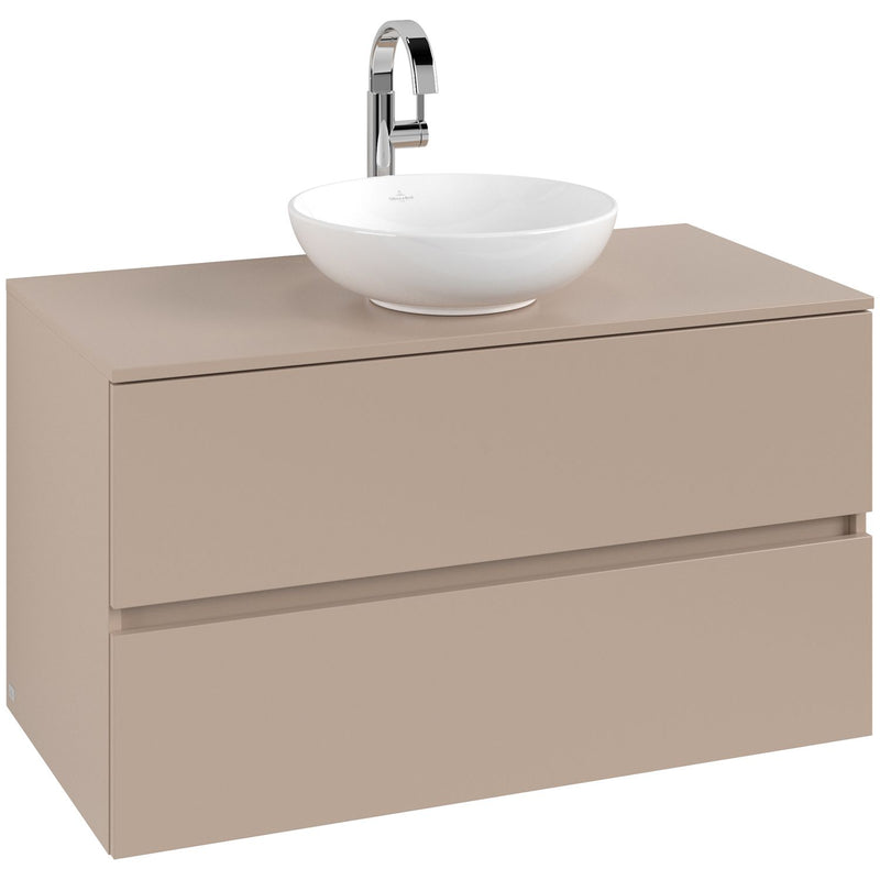 VILLEROY & BOCH - Konsolen-Unterschrank 1000mm f AWT 2 Ausz 1 Aussch mLB C517H1 RR Macciato