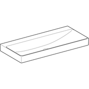 Geberit Vertriebs - ONE Waschtisch 105x48 cm, Abg. verti. o. Hl., o. Ül., weiß, KeraTect