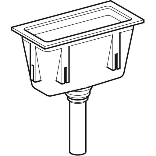 Geberit Vertriebs - Trichter rechteckig d50 352.389.08.1